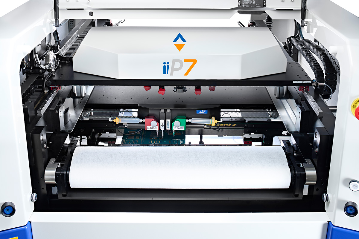 ii-P7 Front View – cover open with ADu+ Europlacer ii-P7 close up cover open with ADu+