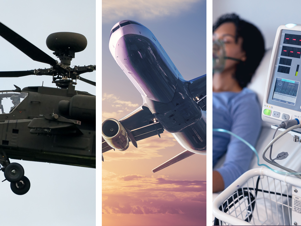 Defence, Aero, Medical