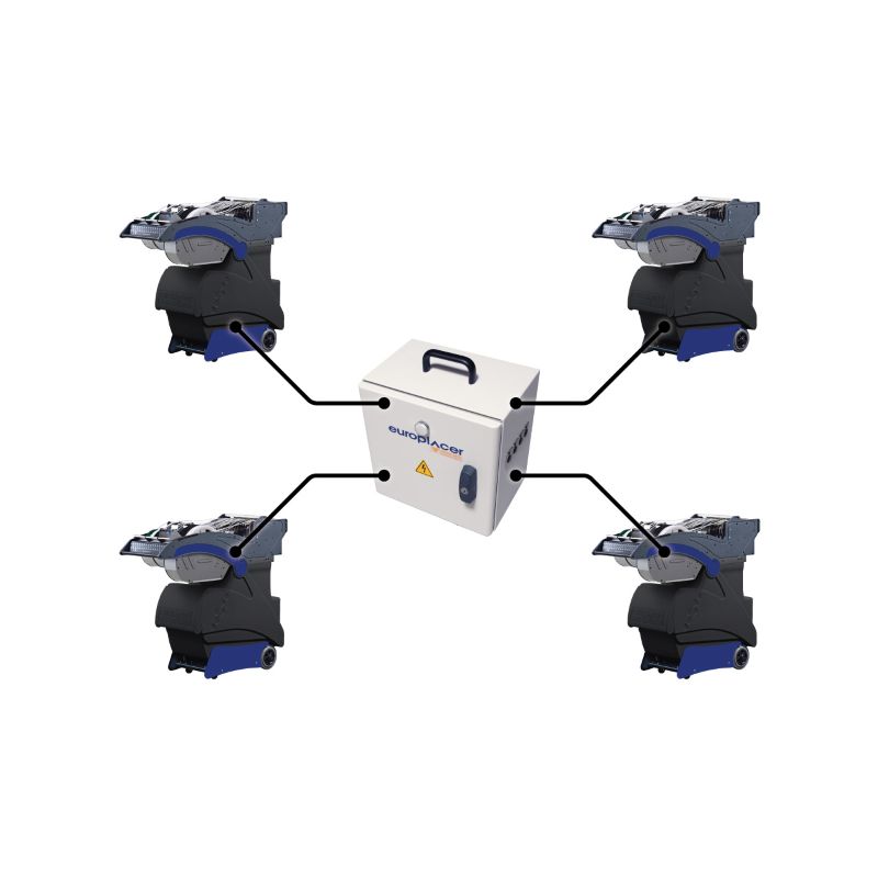 The White Box can manage up to 4 ii-Cart