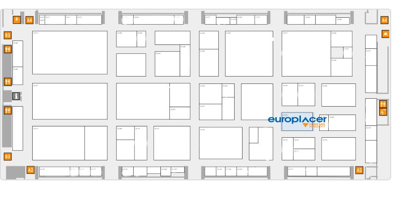 Hall A3 – floorplan Europlacer Productronica Munich floorplan and Europlacer stand location
